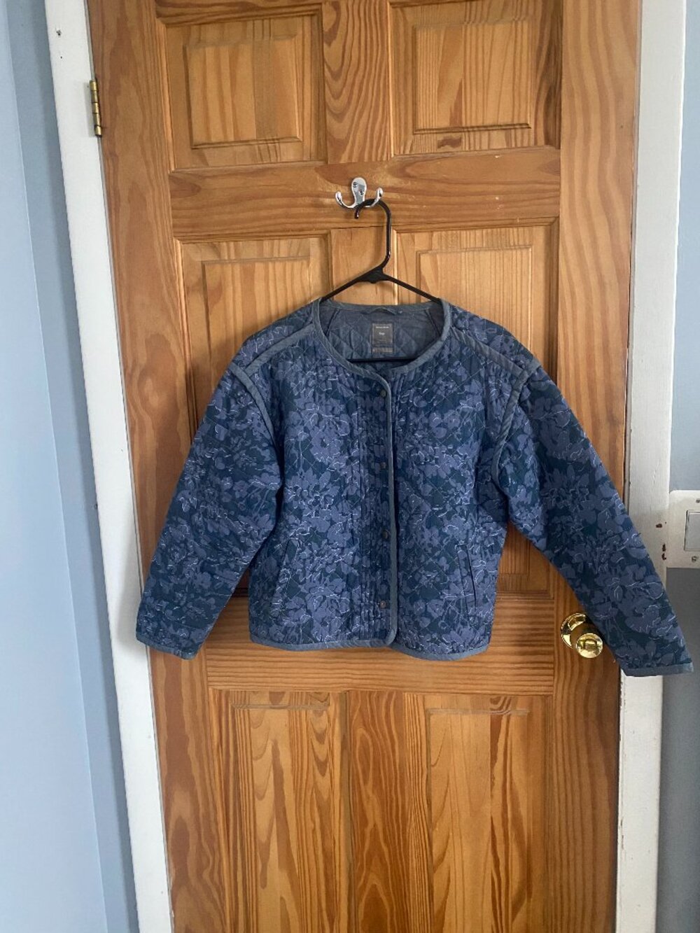 GAP floral quilt coat, size small